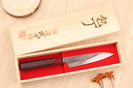Couteau d'office 13cm japonais artisanal Takeshi Saji VG10 Rainbow