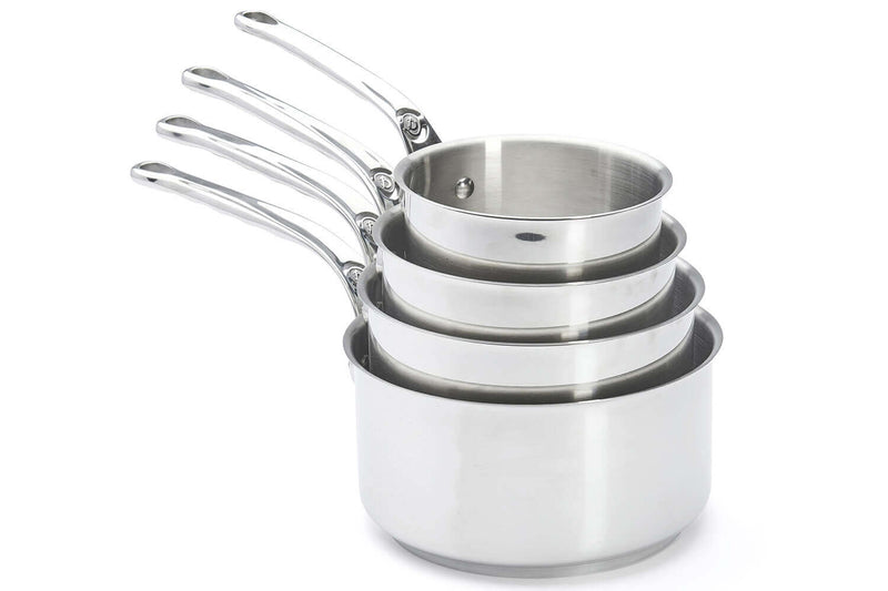 Set de 4 casseroles De Buyer Milady en acier inoxydable 14-16-18-20cm