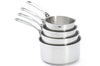 Set de 4 casseroles De Buyer Milady en acier inoxydable 14-16-18-20cm