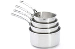 Set de 4 casseroles De Buyer Milady en acier inoxydable 14-16-18-20cm