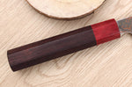 Couteau sujihiki 24cm japonais artisanal Takeshi Saji VG10 Rainbow