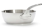 Sauteuse bombée De Buyer Milady 24cm en acier inoxydable