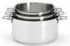 Set de 3 casseroles De Buyer Milady Twisty en acier inoxydable