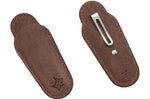 Couteau pliant coupe-cigare Fox Virtus FX.541ST manche 10cm en bois de santos + étui cuir