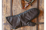 Manique Alaskan Maker Defender noir et orange en cuir