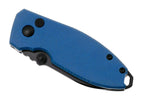 Couteau pliant CRKT SQUID 2474BD manche en micarta bleu 8,8cm