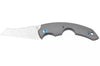 Couteau pliant coupe-cigare Fox Virtus FX.541TI manche 10cm en titanium + étui cuir