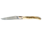 Couteau Laguiole GILLES, manche 12 cm ivoire de mammouth fossilisé
