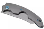 Couteau pliant coupe-cigare Fox Virtus FX.541TI manche 10cm en titanium + étui cuir