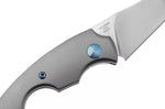 Couteau pliant coupe-cigare Fox Virtus FX.541TI manche 10cm en titanium + étui cuir