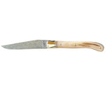 Couteau Laguiole GILLES, manche 12 cm pointe de corne blonde