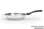 Poêle à frire De Buyer Milady Twisty en acier inoxydable - 24cm