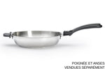 Poêle à frire De Buyer Milady Twisty en acier inoxydable - 24cm