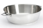 Sauteuse bombée De Buyer Milady Twisty 24cm en acier inoxydable
