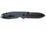 Couteau pliant CRKT SQUID XM 2495G.CR manche en G10 gris 10,4cm