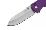 Couteau pliant CRKT SQUID XM 2495P.CR manche en G10 violet 10,4cm