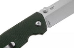 Couteau pliant CRKT SQUID XM 2495GR.CR manche en micarta vert 10,4cm