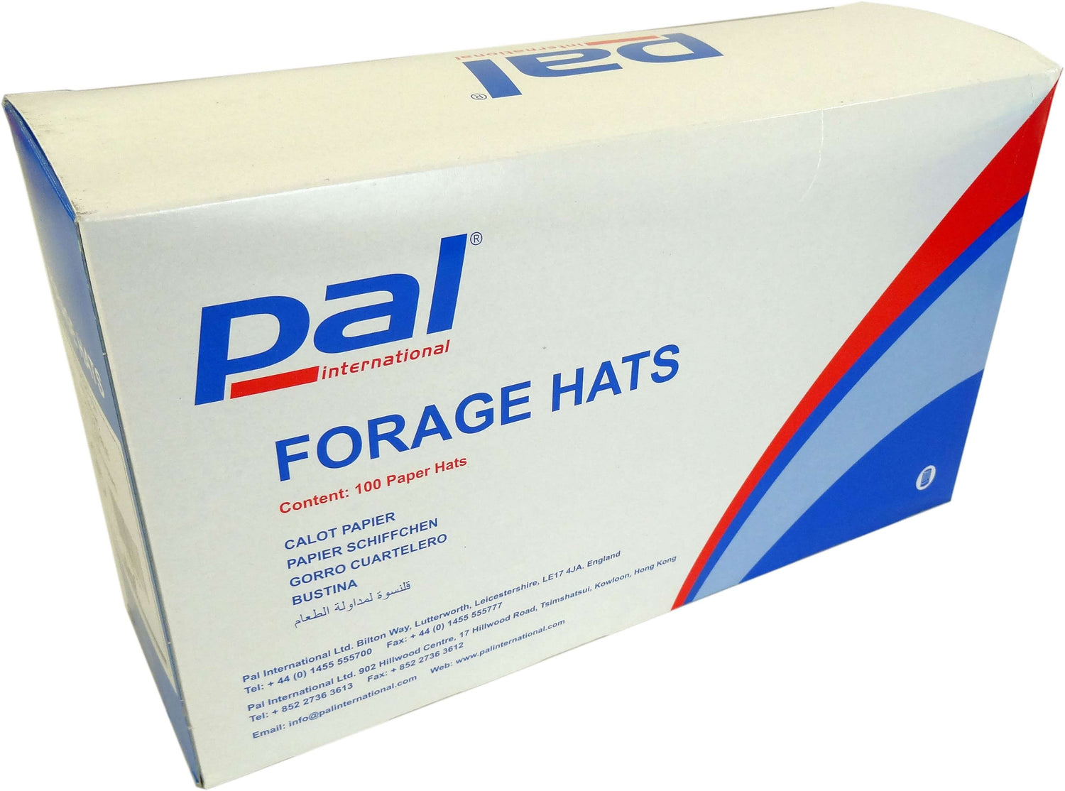 Lot de 100 calots en papier taille réglable dessus perforé