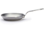 Poêle ronde De Buyer Mineral B Pro 20cm en acier et poignée en fonte d'inox