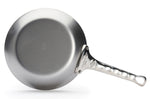 Poêle ronde De Buyer Mineral B Pro 20cm en acier et poignée en fonte d'inox