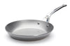 Poêle ronde De Buyer Mineral B Pro 24cm en acier et poignée en fonte d'inox