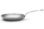Poêle ronde De Buyer Mineral B Pro 24cm en acier et poignée en fonte d'inox
