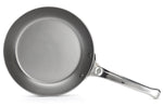 Poêle ronde De Buyer Mineral B Pro 24cm en acier et poignée en fonte d'inox