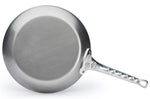 Poêle ronde De Buyer Mineral B Pro 28cm en acier et poignée en fonte d'inox
