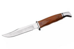 Couteau Buck 0102CCS1 Woodsman Heritage Series lame 10cm manche en cocobolo + étui en cuir