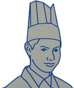Lot de 10 toques de chef en papier taille réglable 23.5cm