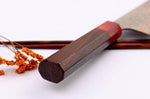 Couteau de chef 21cm japonais artisanal Takeshi Saji VG10 Rainbow Nashiji