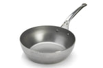 Sauteuse paysanne De Buyer Mineral B Pro 24cm en acier et poignée en fonte d'inox
