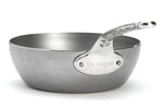 Sauteuse paysanne De Buyer Mineral B Pro 24cm en acier et poignée en fonte d'inox