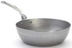 Sauteuse paysanne De Buyer Mineral B Pro 28cm en acier et poignée en fonte d'inox