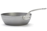 Sauteuse paysanne De Buyer Mineral B Pro 28cm en acier et poignée en fonte d'inox