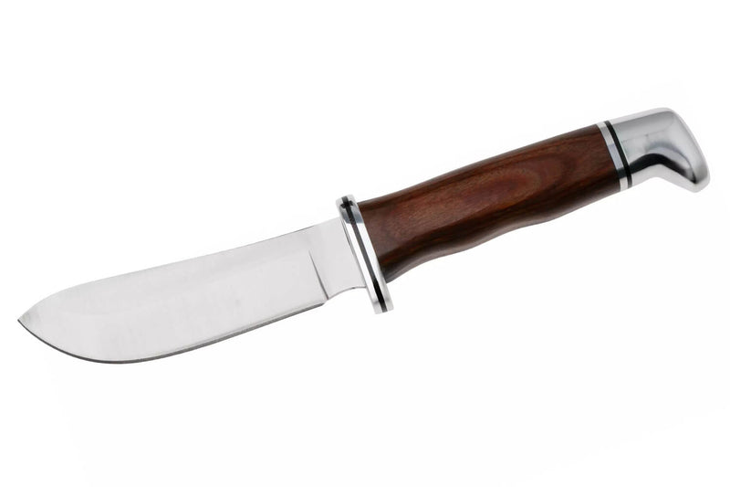 Couteau Buck 0103CCS1 Skinner Heritage Series lame 10cm manche en cocobolo + étui en cuir