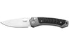 Couteau pliant LionSteel Twain TW-GYCF manche 10,5cm en titanium gris et fibres de carbone