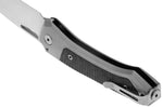 Couteau pliant LionSteel Twain TW-GYCF manche 10,5cm en titanium gris et fibres de carbone