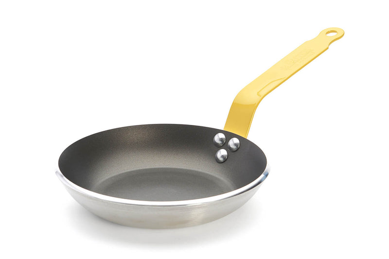 Poêle antiadhésive De Buyer Choc Resto Induction jaune en aluminium - 20cm