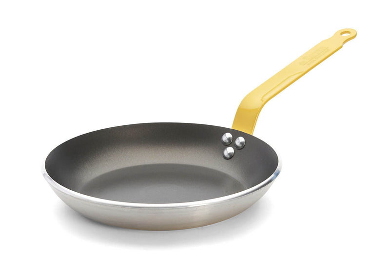 Poêle antiadhésive De Buyer Choc Resto Induction jaune en aluminium - 24cm