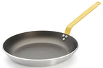 Poêle antiadhésive De Buyer Choc Resto Induction jaune en aluminium - 32cm