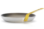 Poêle antiadhésive De Buyer Choc Resto Induction jaune en aluminium - 32cm