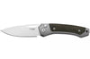 Couteau pliant LionSteel Twain TW-GYCVG manche 10,5cm en titanium gris et micarta vert