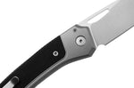 Couteau pliant LionSteel Twain TW-GYGBK manche 10,5cm en titanium gris et G10 noir