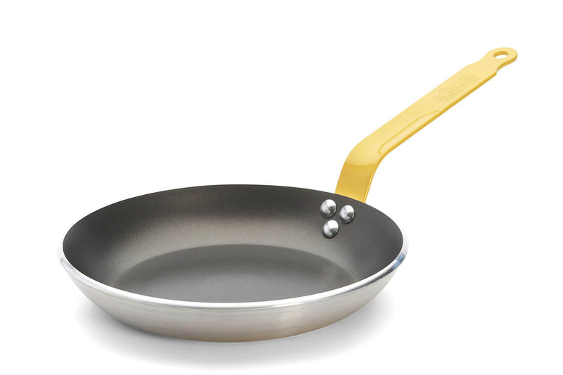 Poêle antiadhésive De Buyer Choc Classic HACCP jaune en aluminium - 24cm