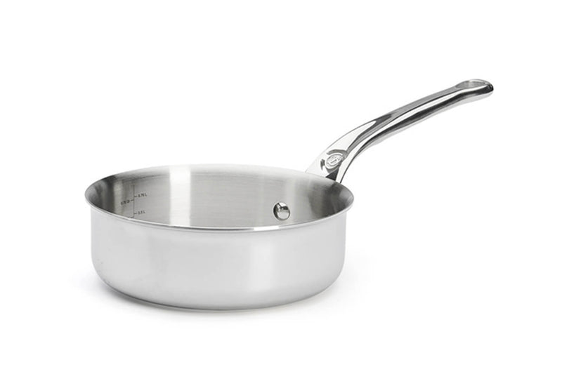 Sauteuse droite De Buyer Affinity en acier inoxydable 5 ply - 16cm