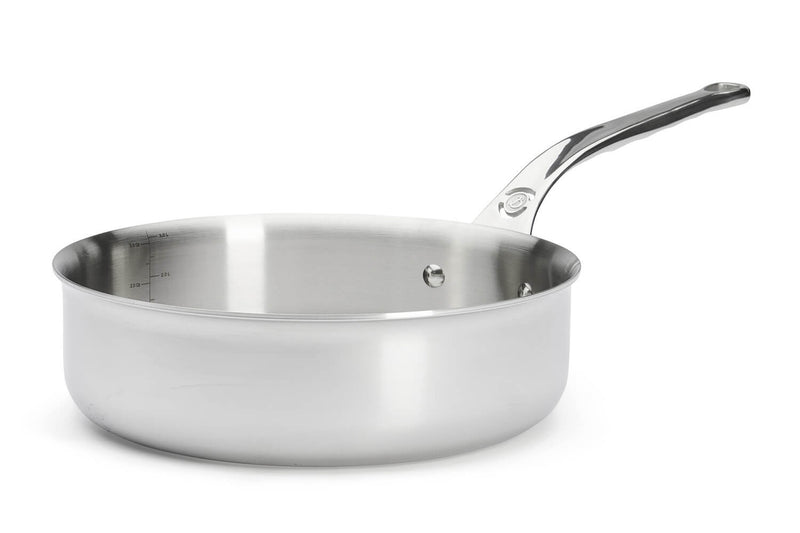 Sauteuse droite De Buyer Affinity en acier inoxydable 5 ply - 24cm