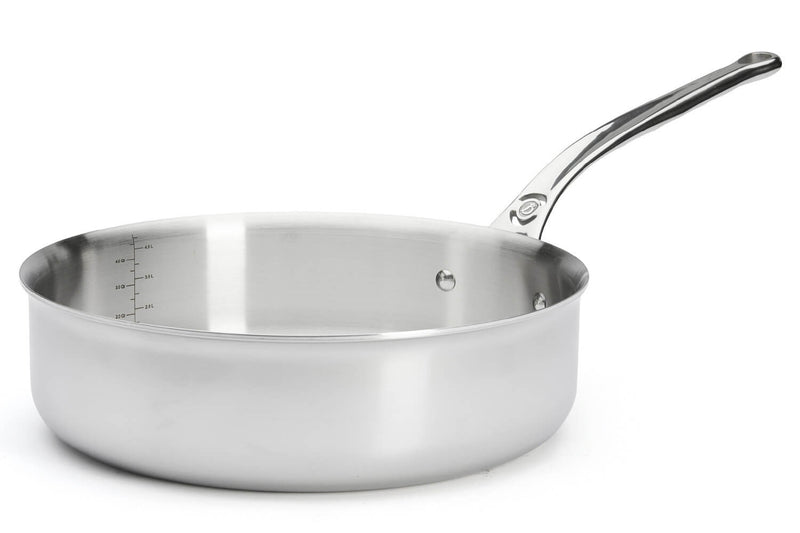Sauteuse droite De Buyer Affinity en acier inoxydable 5 ply - 28cm