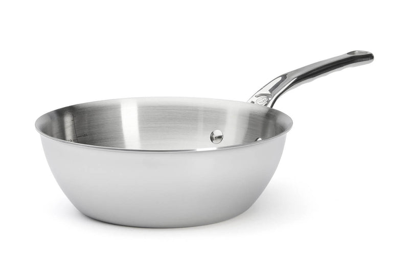 Sauteuse bombée De Buyer Affinity en acier inoxydable 5 ply - 20cm