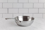 Sauteuse bombée De Buyer Affinity en acier inoxydable 5 ply - 24cm